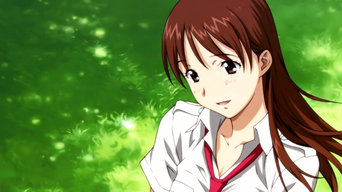 Brown Haired Male Anime Character. Wallpaper in 1366x768 Resolution
