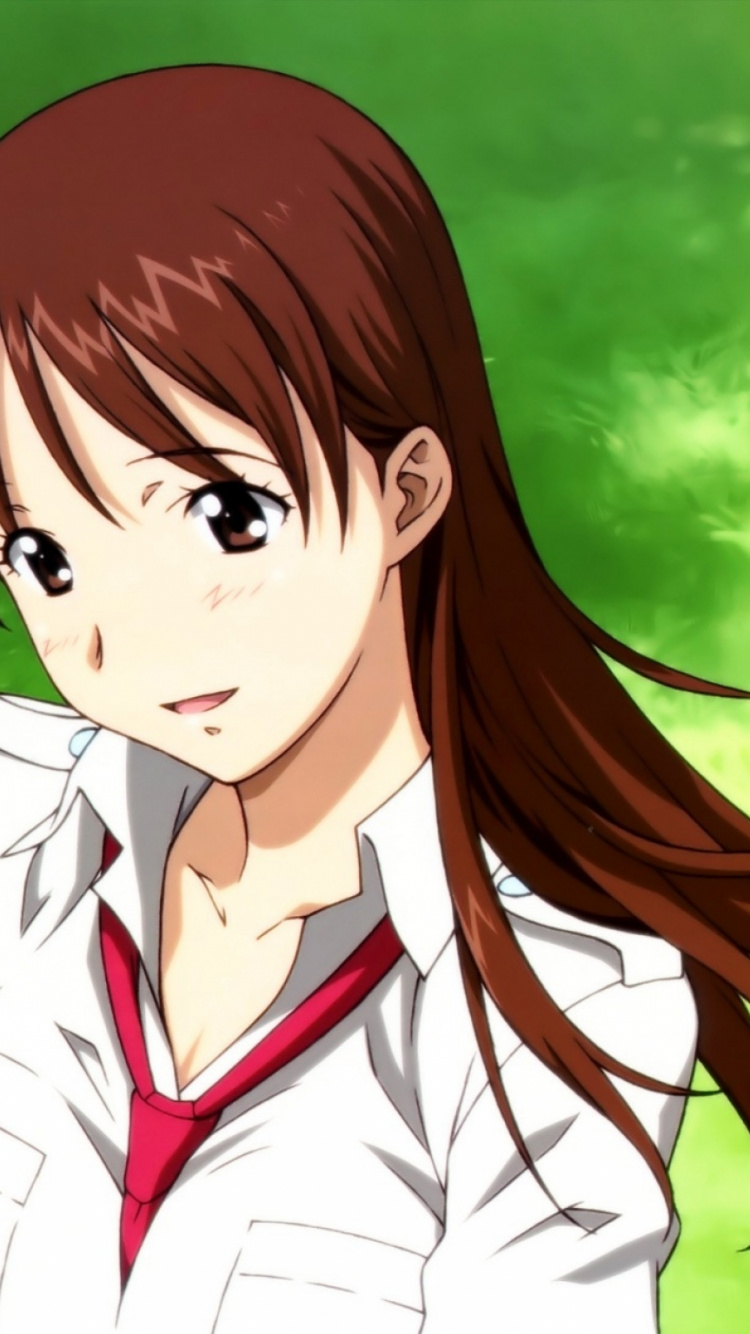 Brown Haired Male Anime Character. Wallpaper in 750x1334 Resolution