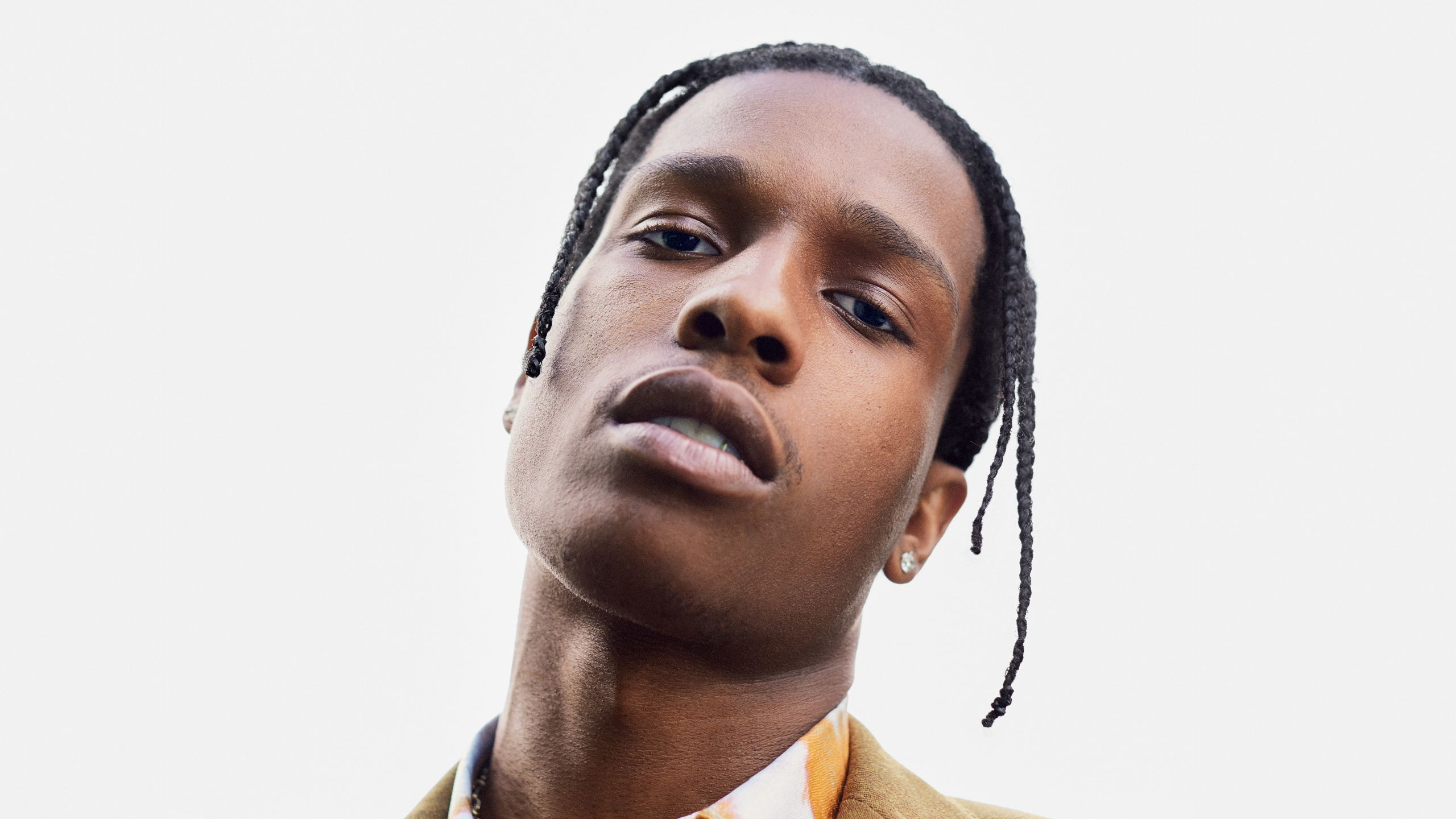 Cheek, Asap Rocky, Eyebrow, Chin, Hairstyle. Wallpaper in 2560x1440 Resolution
