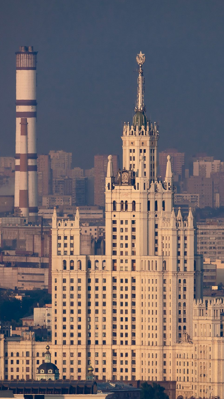 High Rise Buildings During Night Time. Wallpaper in 750x1334 Resolution