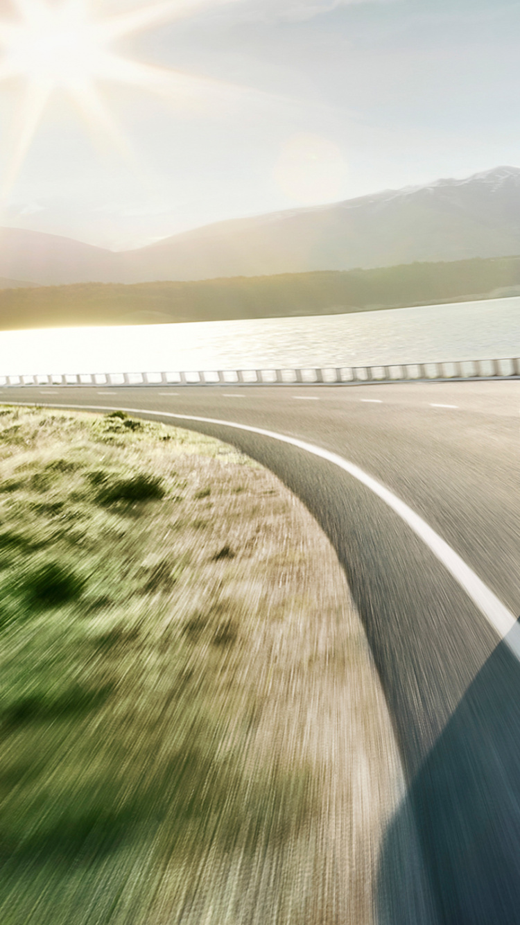 White Mercedes Benz Car on Road During Daytime. Wallpaper in 750x1334 Resolution