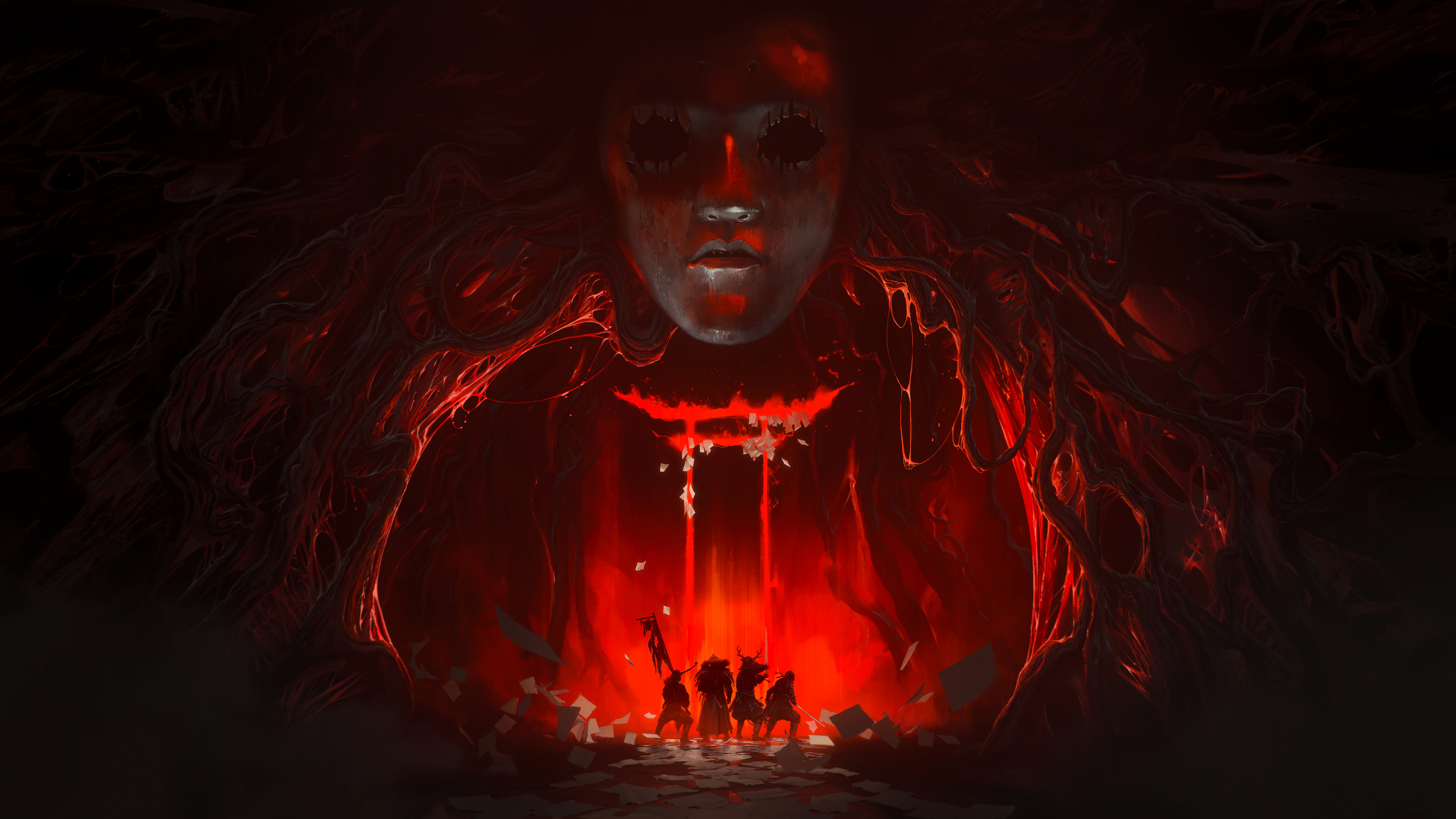 Ghost of Tsushima Raid, Ghost of Tsushima, Sucker Punch Productions, Raid, Multiplayer Video Game. Wallpaper in 3840x2160 Resolution