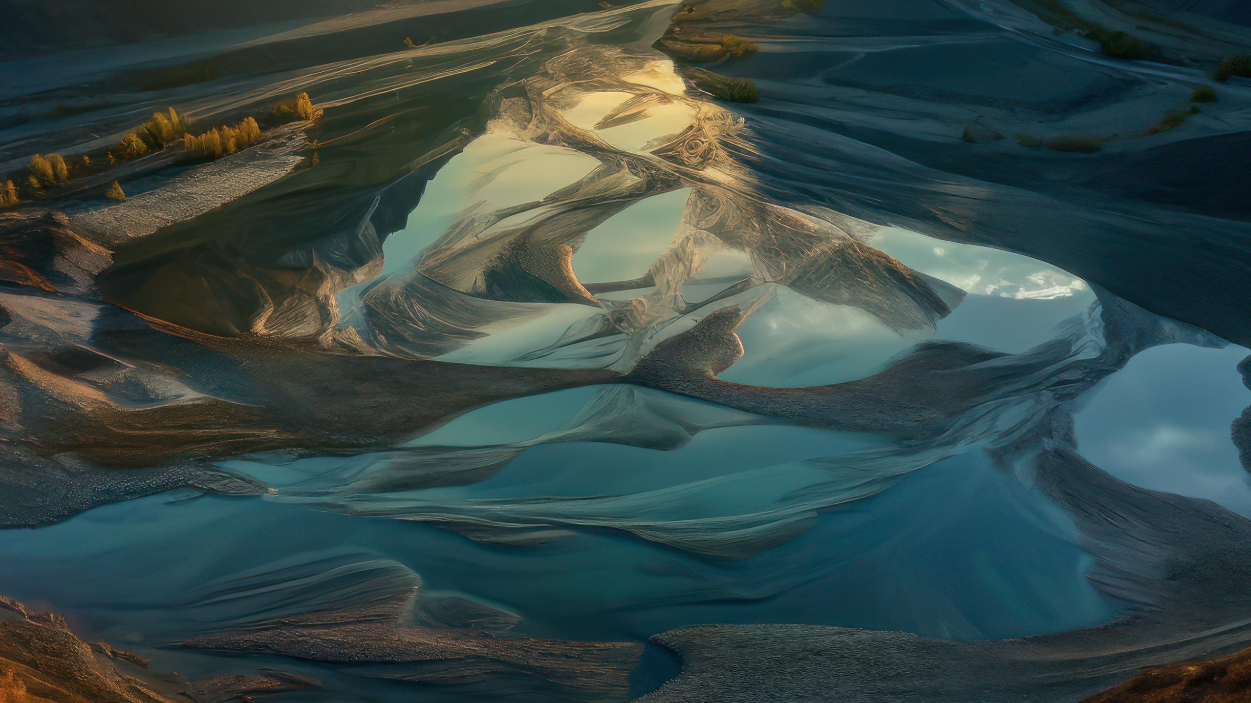 Harmonie, Huawei, Paysage Naturel, Corps de L'eau, Highland. Wallpaper in 2560x1440 Resolution