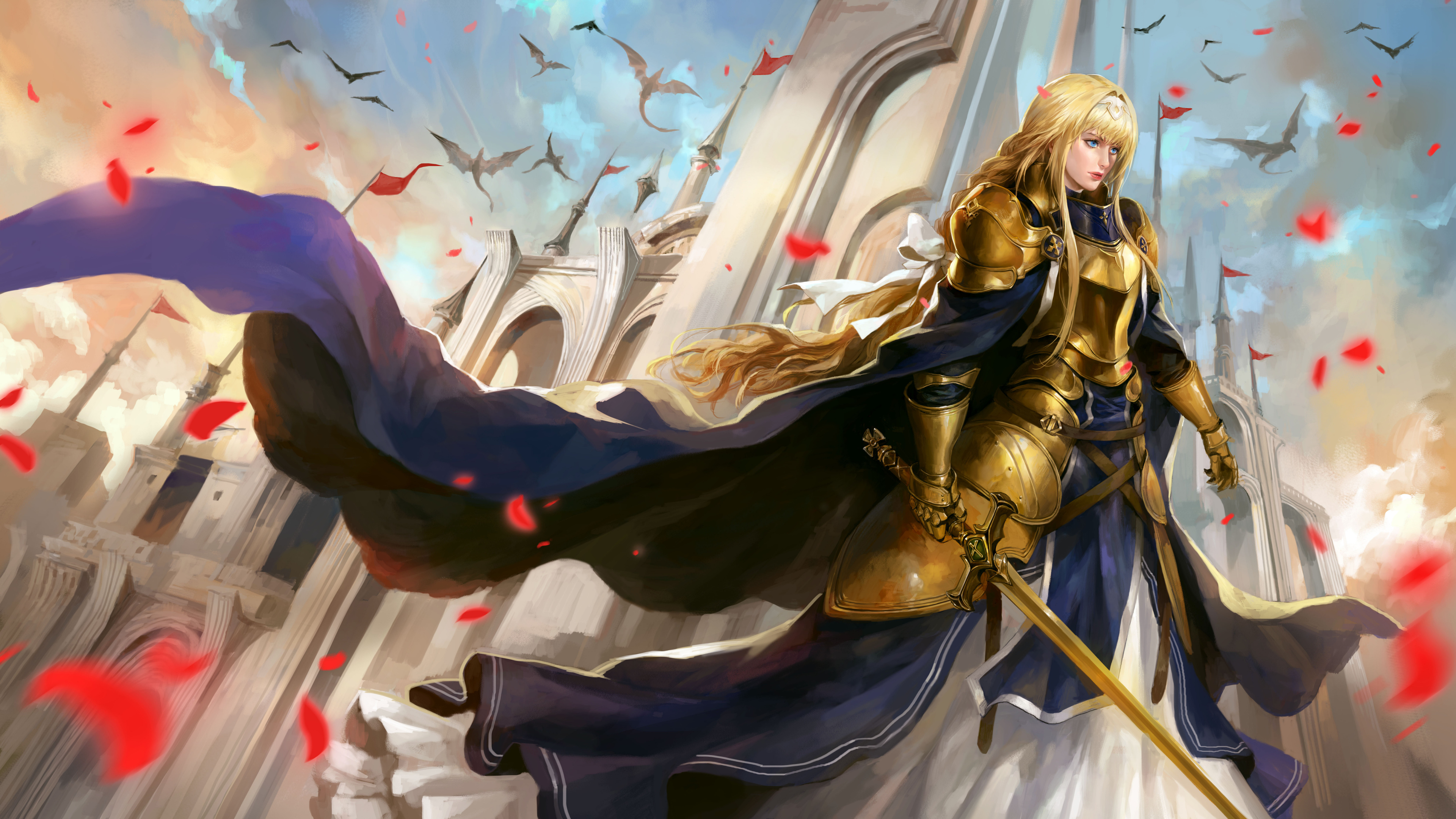 Personaje de Anime Masculino de Pelo Rubio. Wallpaper in 3840x2160 Resolution