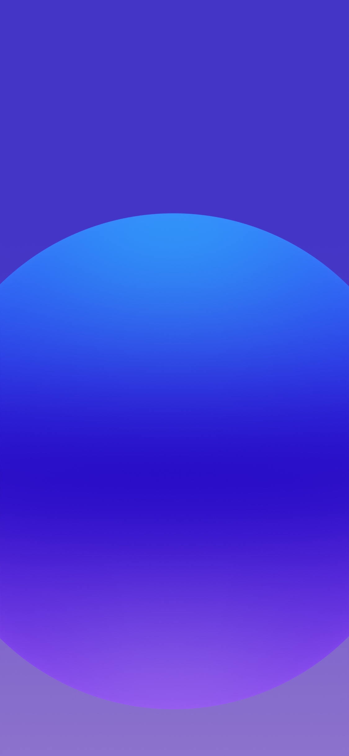 Android, Android 11, Blue, la Pureté de la Couleur, Azure. Wallpaper in 1125x2436 Resolution