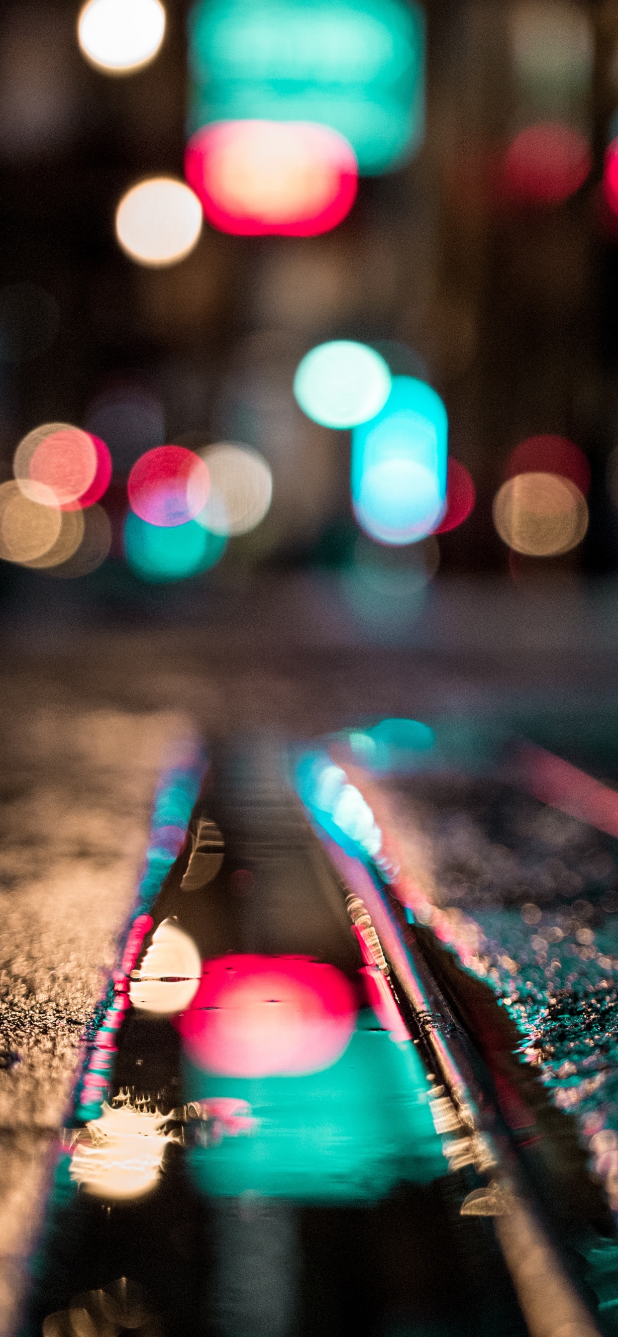 Bokeh Photography of City Lights During Night Time. Wallpaper in 1242x2688 Resolution