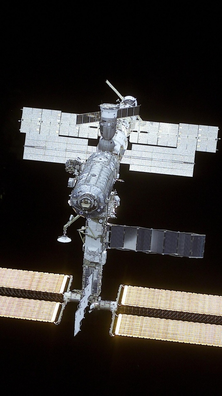 航天器, 国际空间站, 空间站, 交叉, 宗教项目 壁纸 720x1280 允许