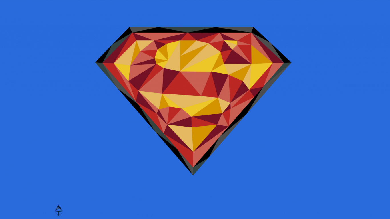 Blue Yellow and Red Diamond. Wallpaper in 1366x768 Resolution