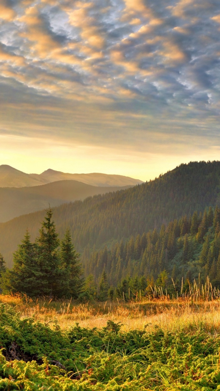 Bergigen Landschaftsformen, Natur, Naturlandschaft, Hochland, Hill. Wallpaper in 720x1280 Resolution