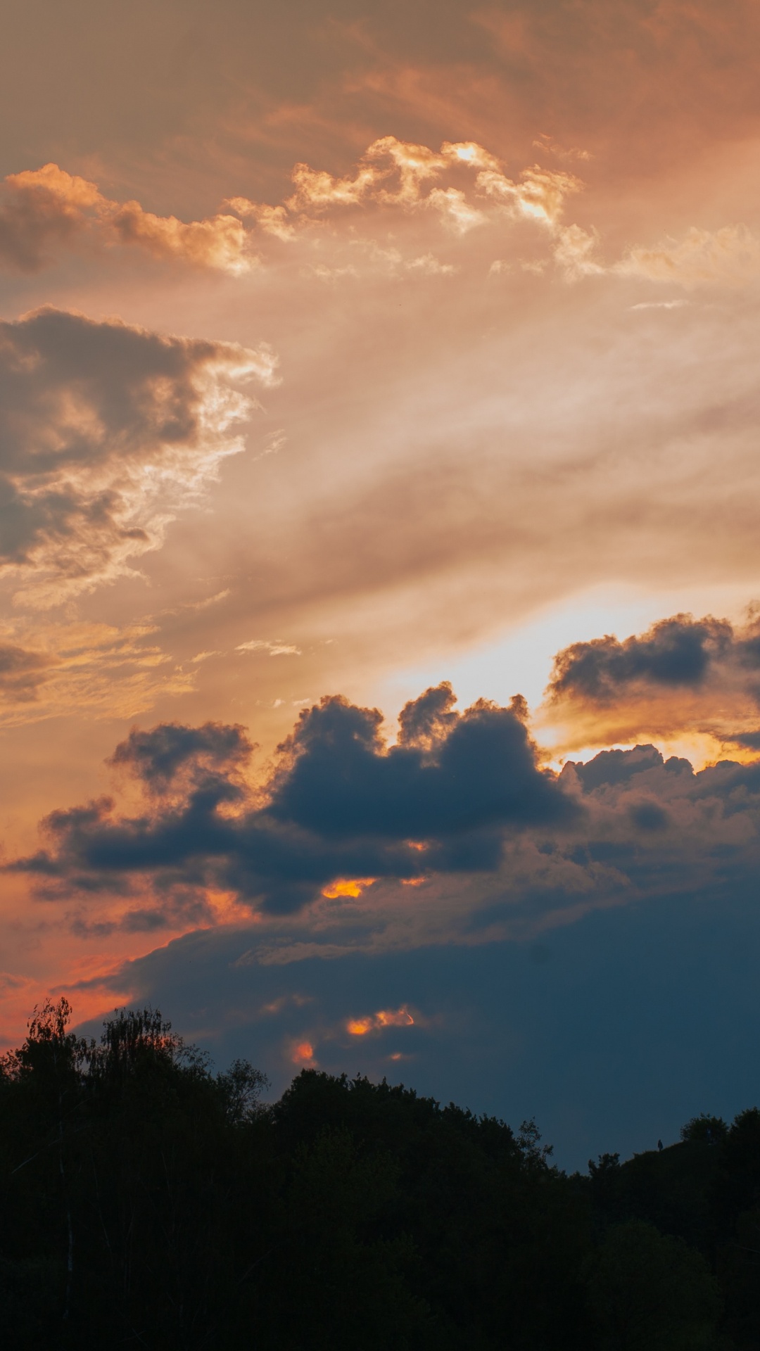 Sunset, Cloud, Afterglow, Evening, Cumulus. Wallpaper in 1080x1920 Resolution