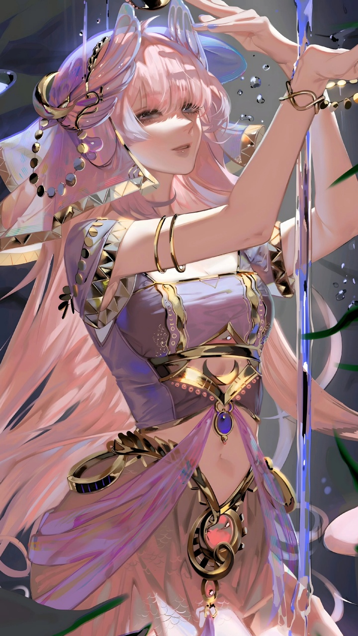 Fanart de Kokomi, Impact de Genshin, Art, Dessin Animé, Fan Art. Wallpaper in 720x1280 Resolution