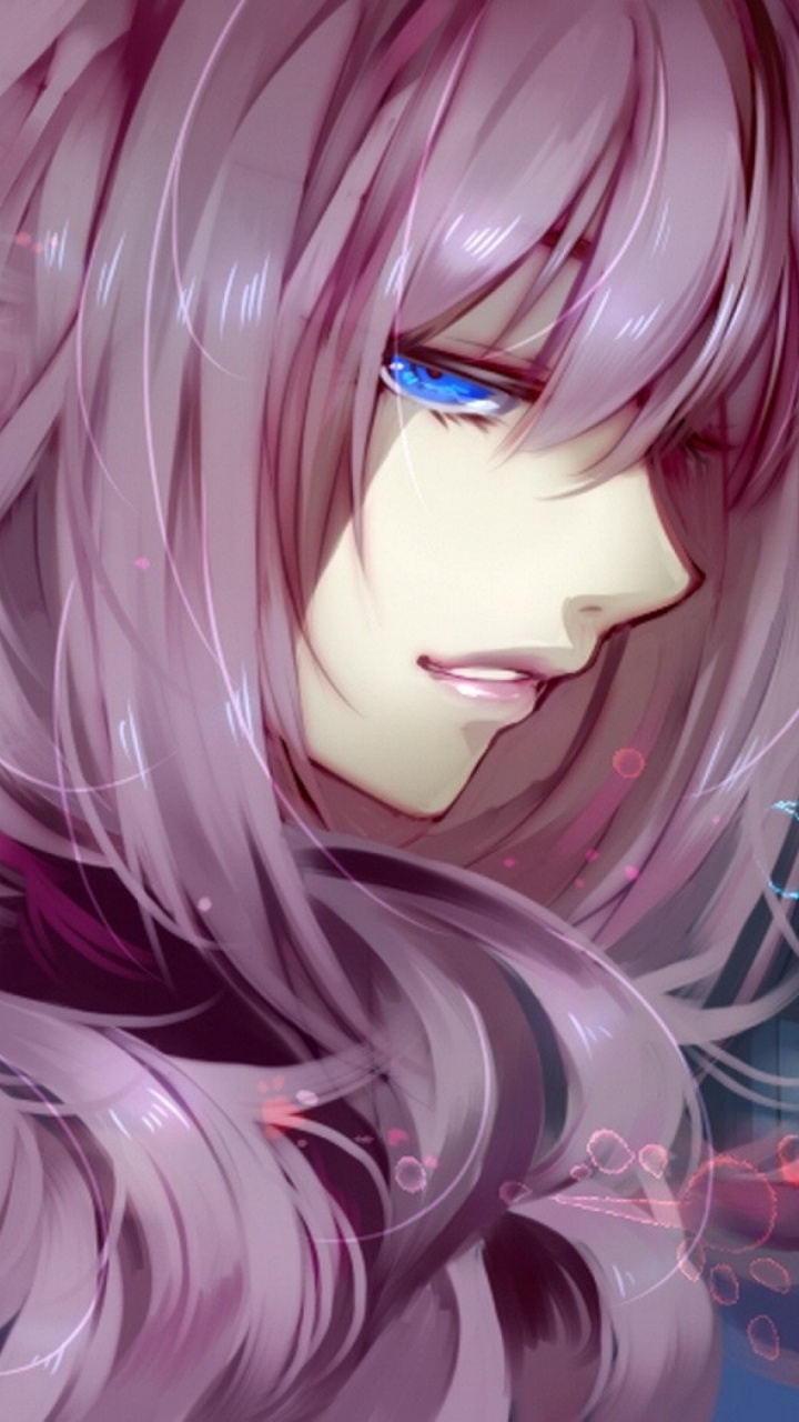 Pink Haired Woman Anime Character. Wallpaper in 720x1280 Resolution