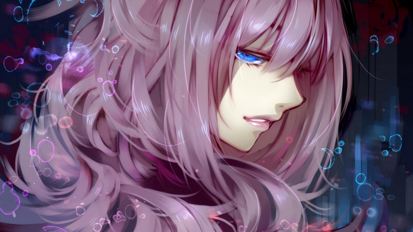 Personnage D'anime Femme Aux Cheveux Roses. Wallpaper in 1366x768 Resolution