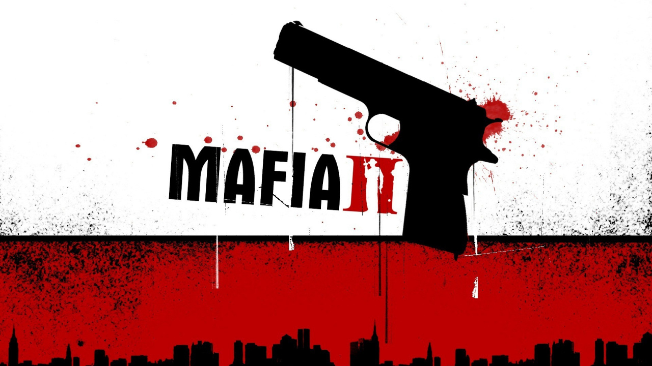 Mafia Ii, Mafia, Graphic Design, Red, Text. Wallpaper in 1280x720 Resolution