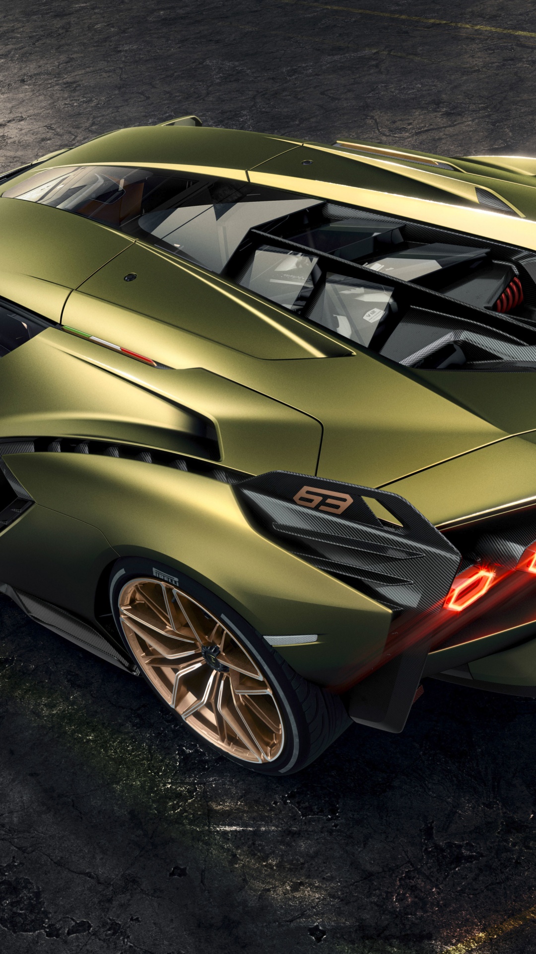 Lamborghini Sian, Lamborghini Sin FKP 37, Lamborghini, Deportivo, Lamborghini Countach. Wallpaper in 1080x1920 Resolution