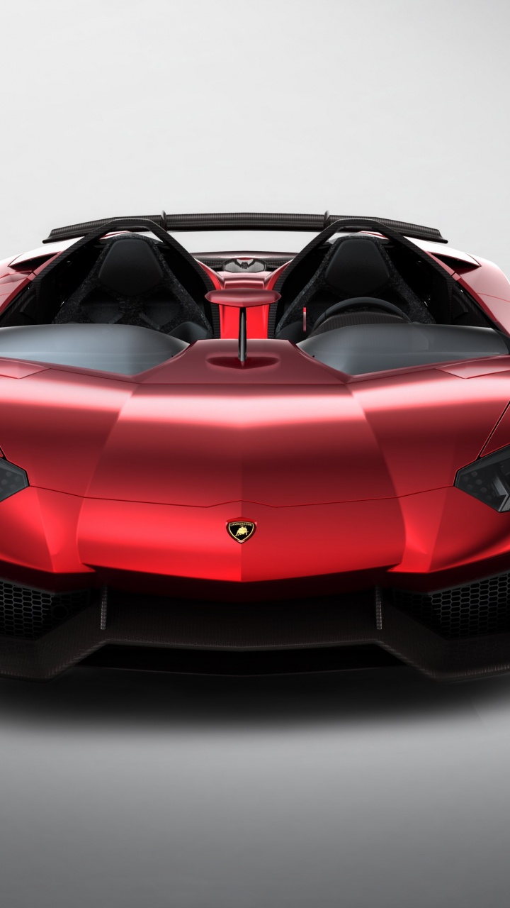 Roter Ferrari 458 Italia Auf Weißem Hintergrund. Wallpaper in 720x1280 Resolution