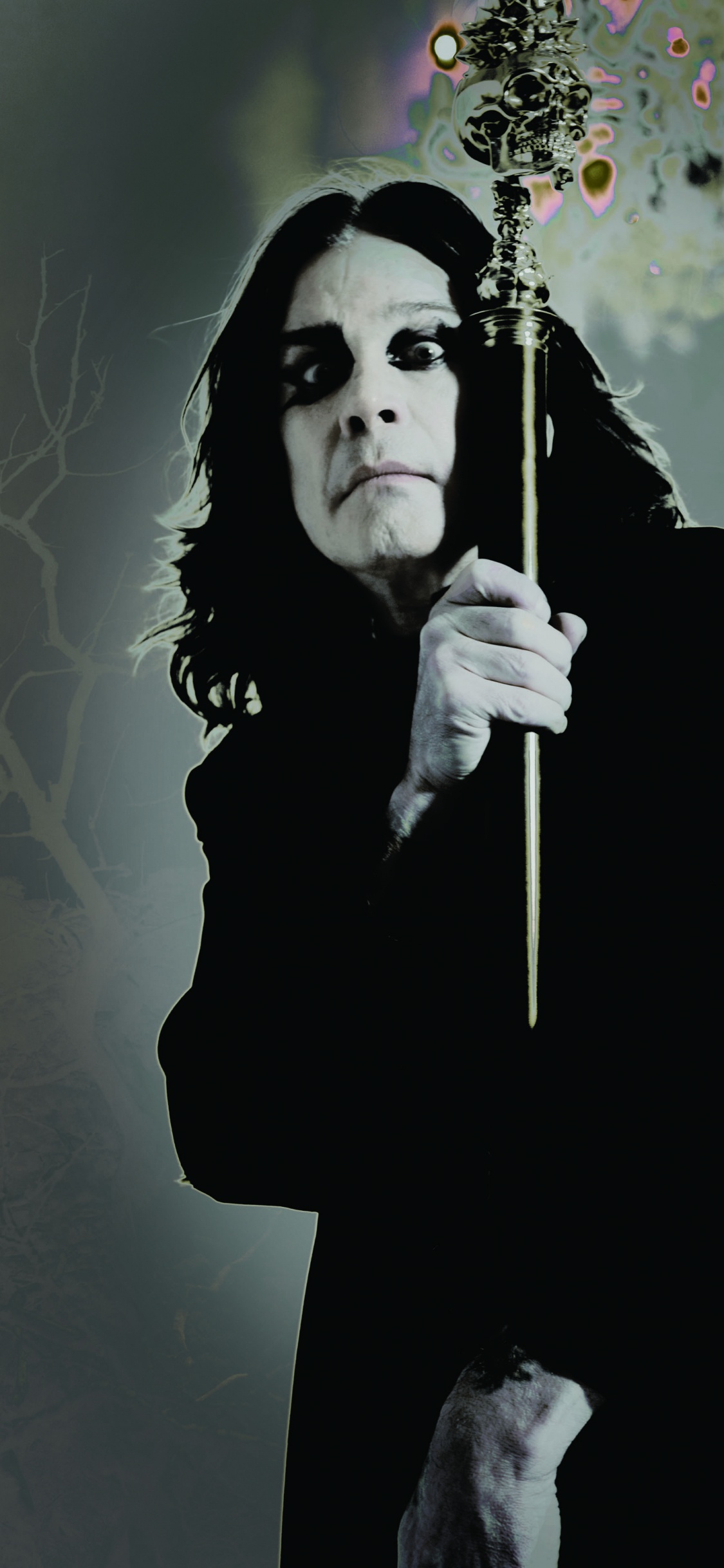 Ozzy Osbourne, No More Tours II, Black Sabbath, Smoking, Gentleman. Wallpaper in 1125x2436 Resolution