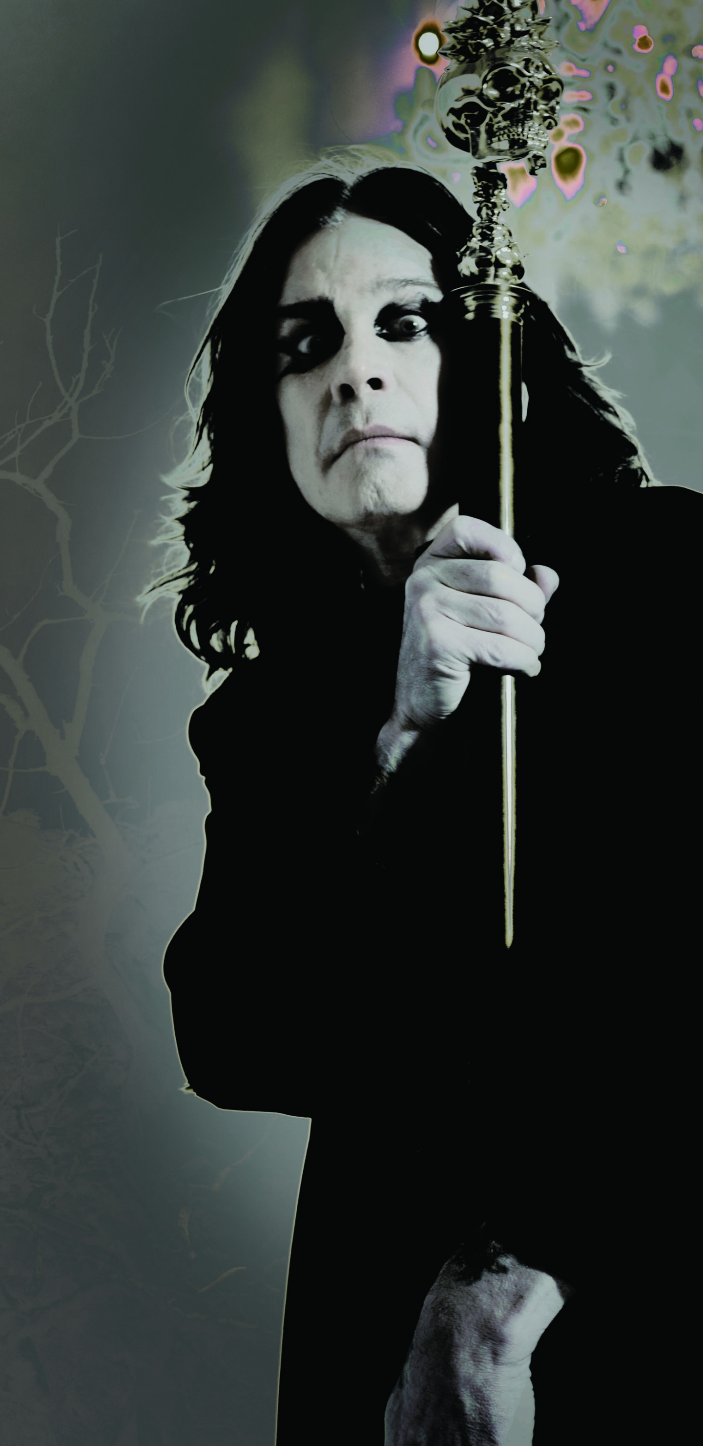 Ozzy Osbourne, No More Tours II, Black Sabbath, Smoking, Gentleman. Wallpaper in 1440x2960 Resolution