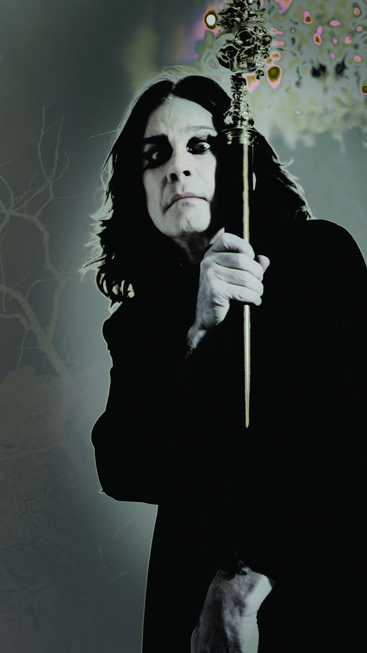Ozzy Osbourne, Nicht Mehr Touren II, Black Sabbath, Rauchen, Herr. Wallpaper in 750x1334 Resolution