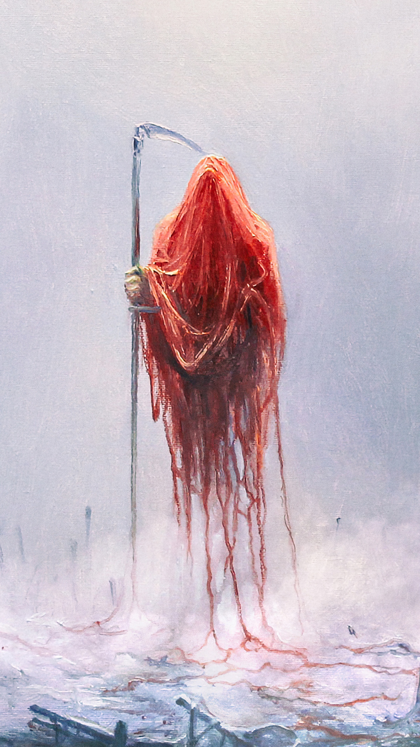 Lorna Shore, Mariusz Lewandowski, Kunst, Und Ich Kehre Ins Nichts Zurück, Malerei. Wallpaper in 1440x2560 Resolution