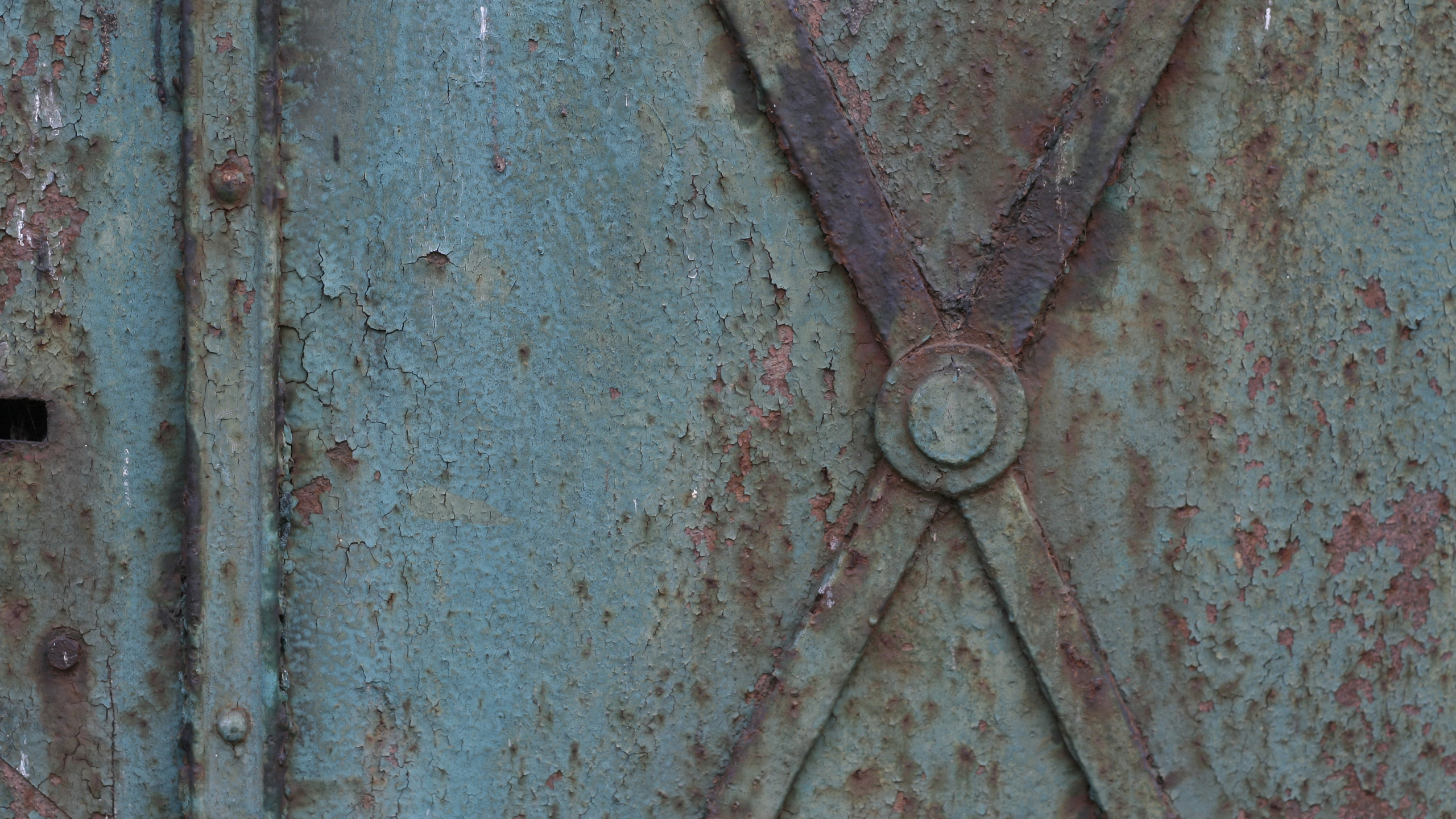 Blue and White Wooden Door. Wallpaper in 2560x1440 Resolution