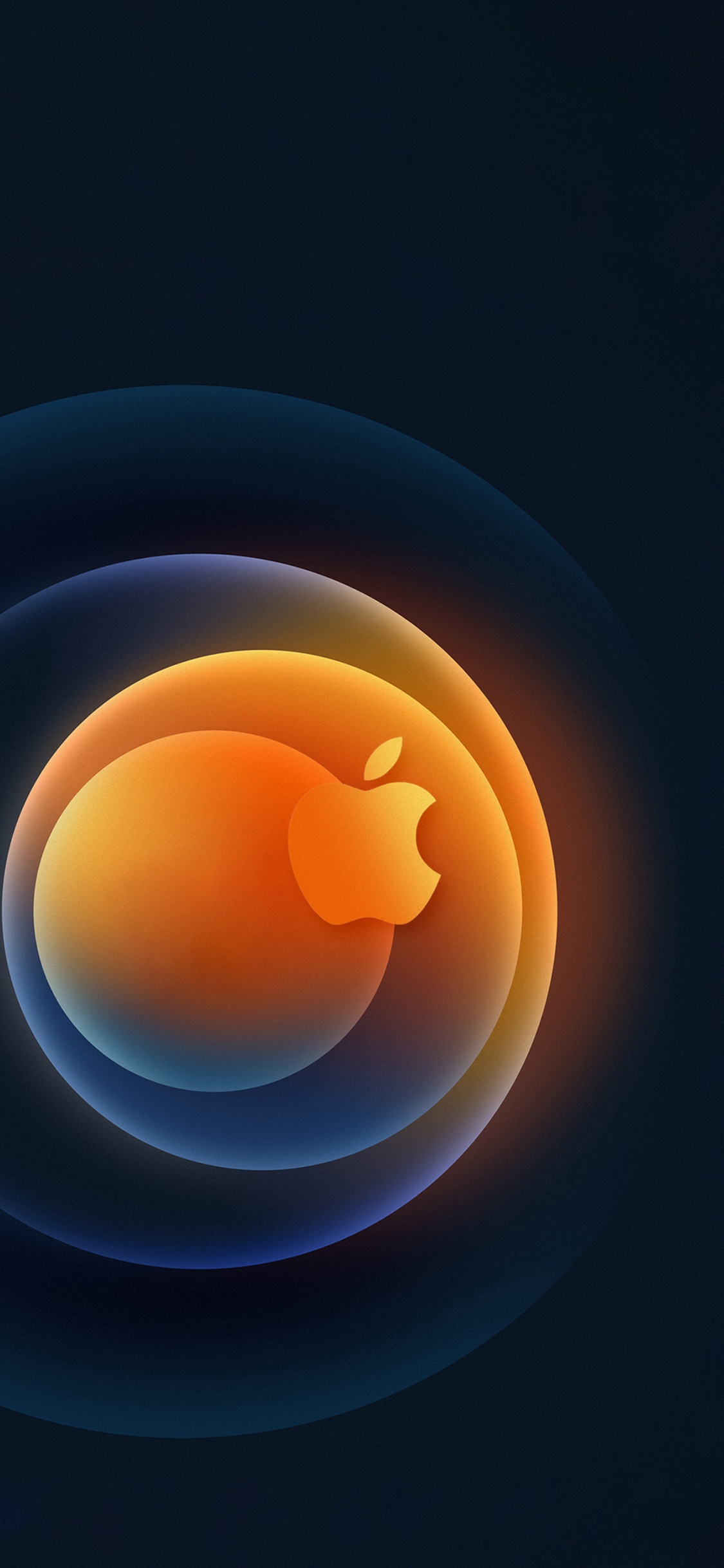 Apple, IPhone, 苹果, 橙色, 色彩 壁纸 1125x2436 允许