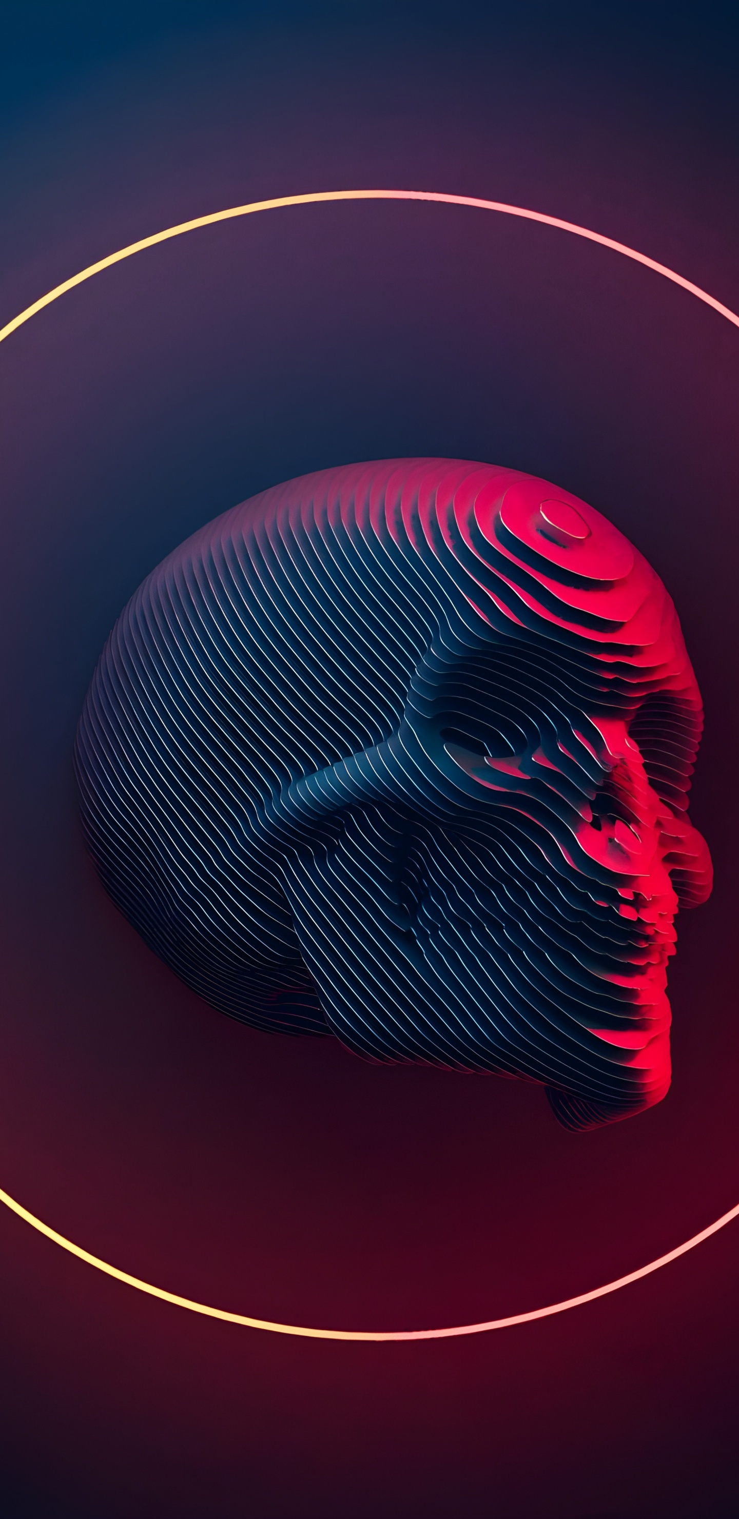 Art, Gaz, Cercle, Technologie, Magenta. Wallpaper in 1440x2960 Resolution