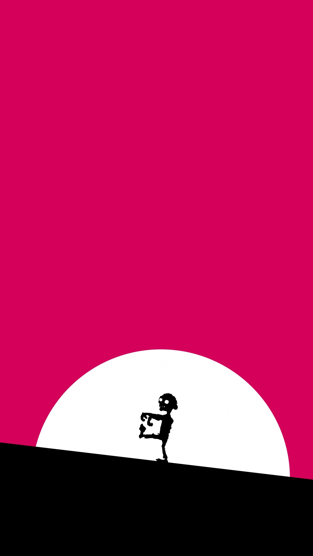 Ilustración Panda Blanco y Negro. Wallpaper in 1080x1920 Resolution