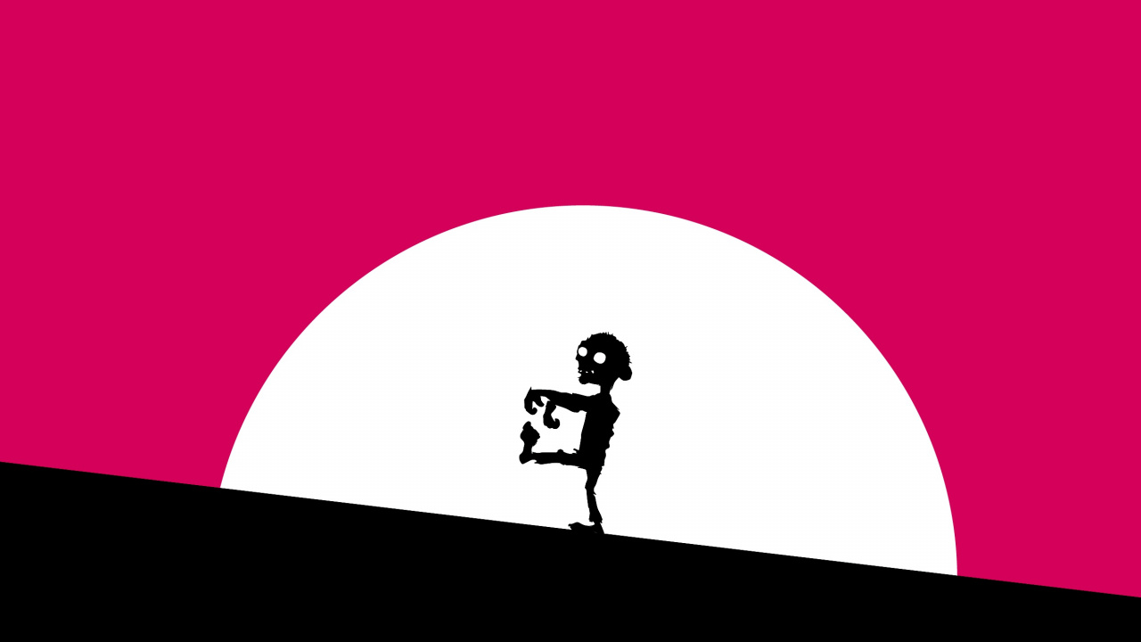 Schwarz-Weiß-Panda-Illustration. Wallpaper in 1280x720 Resolution