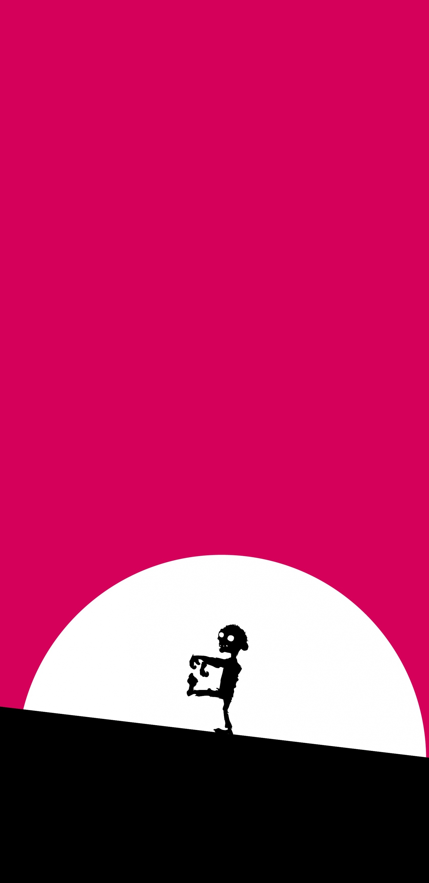 Schwarz-Weiß-Panda-Illustration. Wallpaper in 1440x2960 Resolution