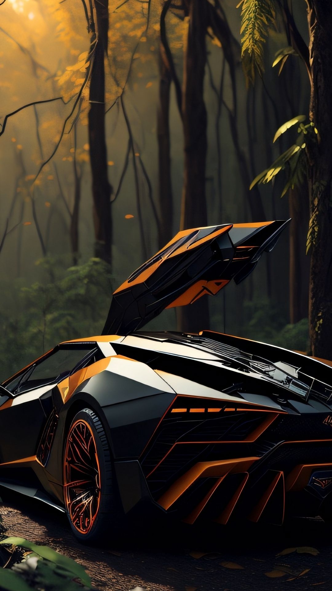 Réflexion, Voiture de Luxe, Lamborghini, Pneu, Roue. Wallpaper in 1080x1920 Resolution