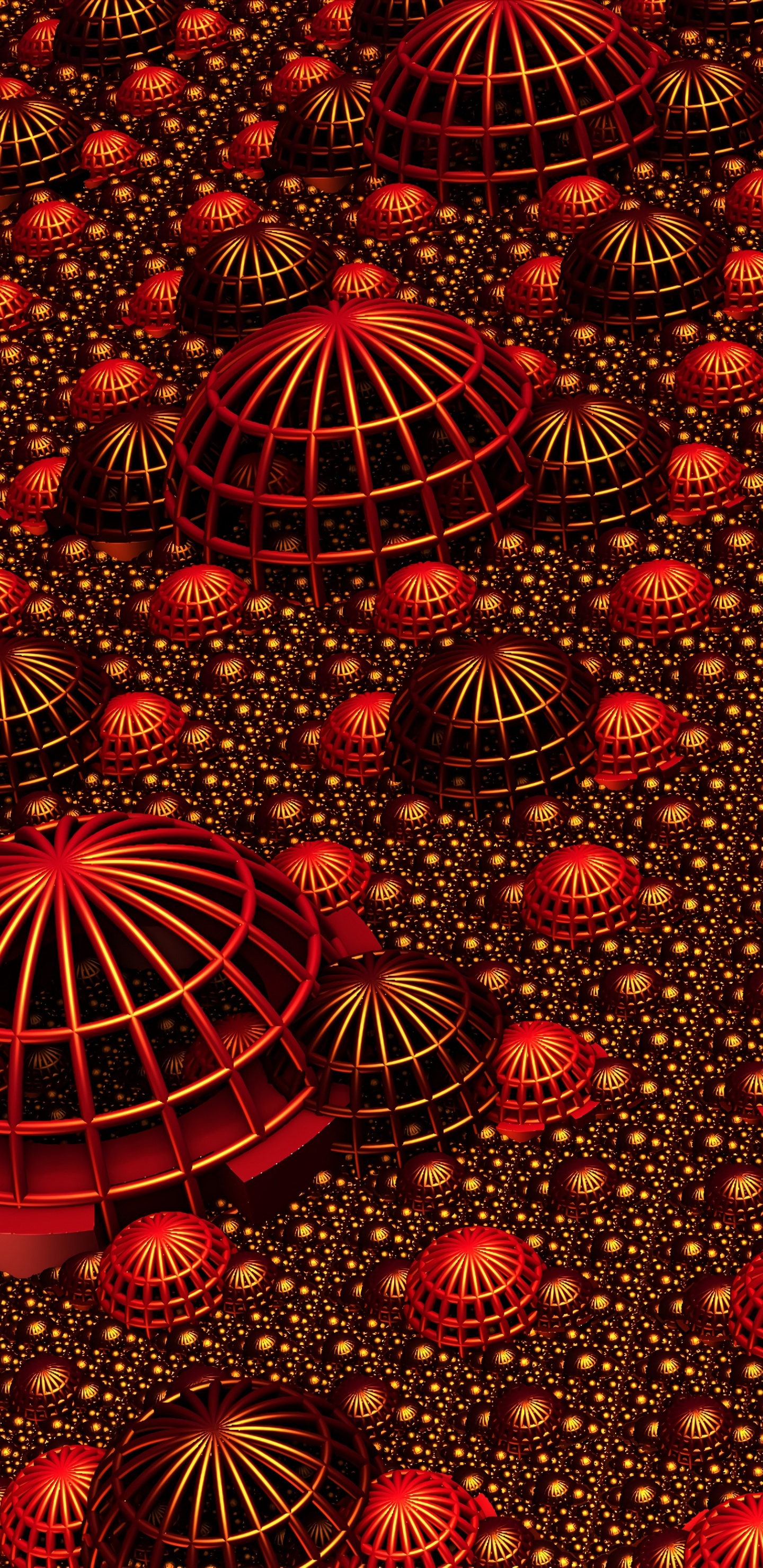 Textil Floral Rojo y Negro. Wallpaper in 1440x2960 Resolution