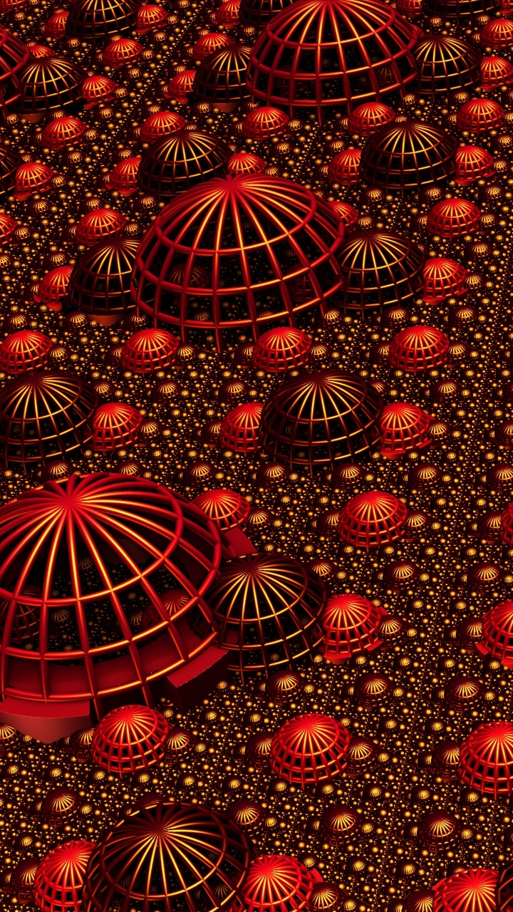 Textil Floral Rojo y Negro. Wallpaper in 720x1280 Resolution