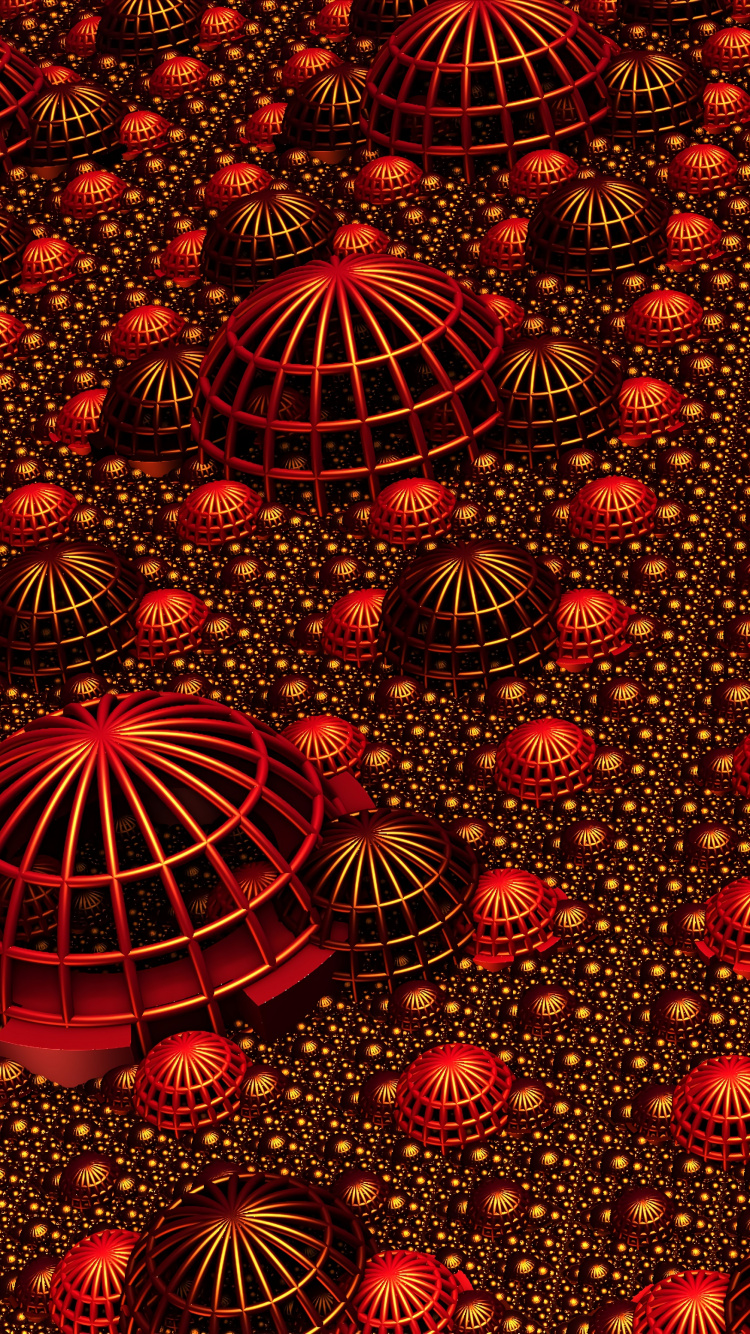 Textil Floral Rojo y Negro. Wallpaper in 750x1334 Resolution