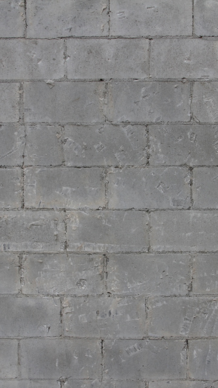 Grey Brick Wall During Daytime. Wallpaper in 720x1280 Resolution