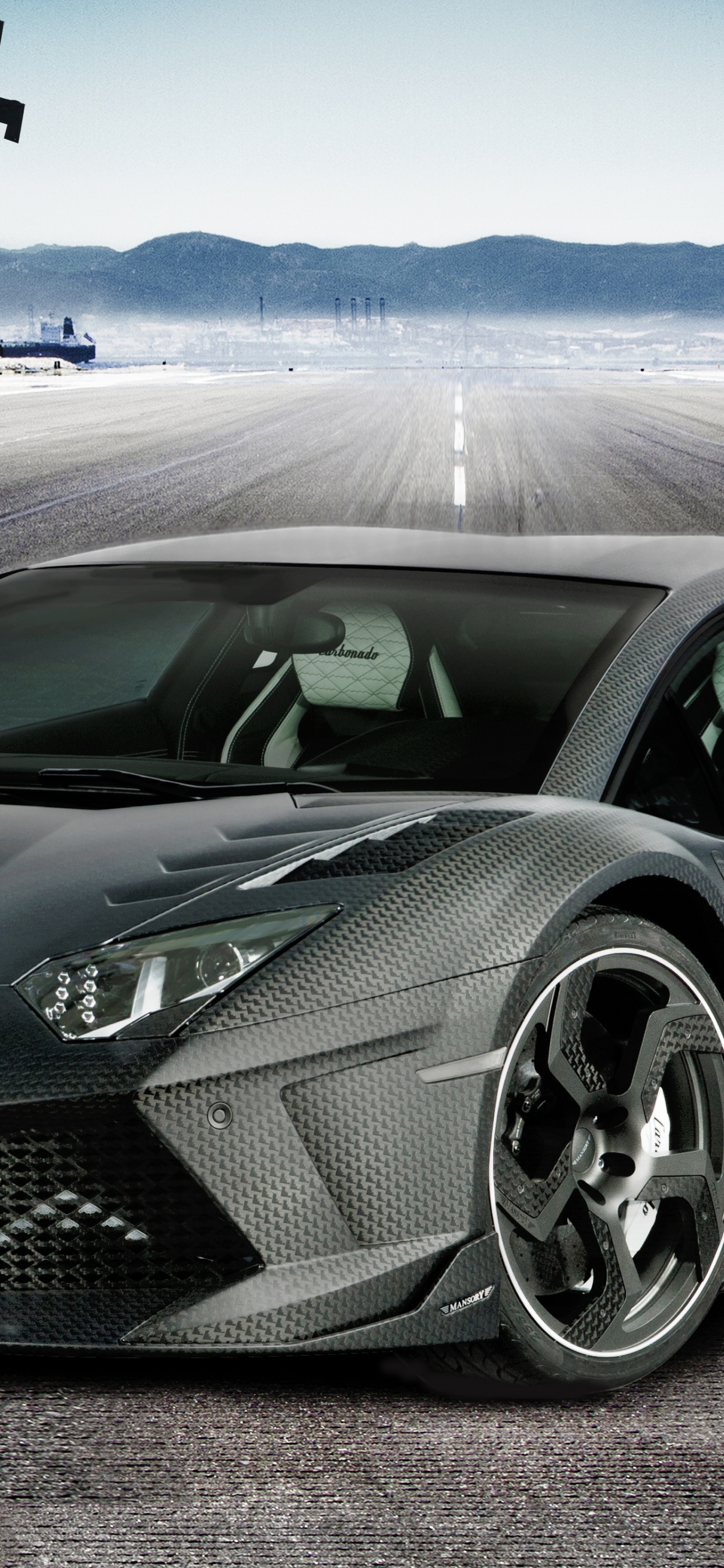 Mansory Aventador Carbonado, Lamborghini, Coche, Lamborghini Aventador, Deportivo. Wallpaper in 1242x2688 Resolution