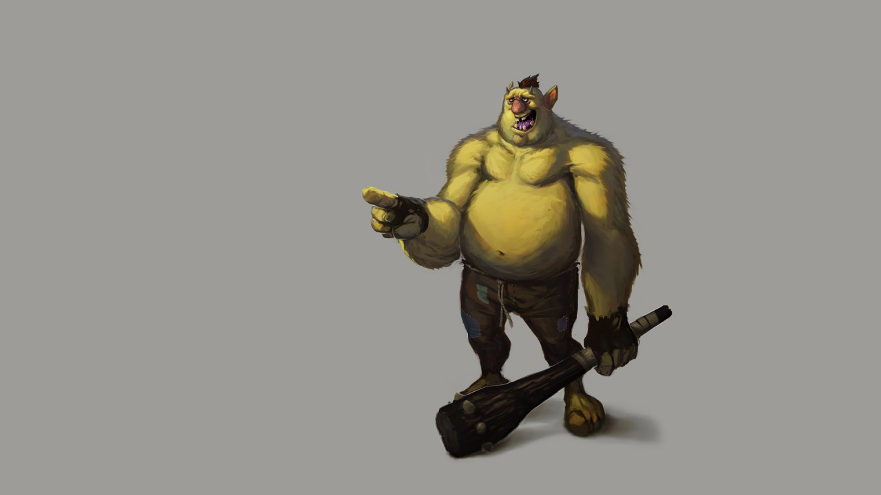 Goldener Mann Mit Schwarz-brauner Schwertfigur. Wallpaper in 1280x720 Resolution