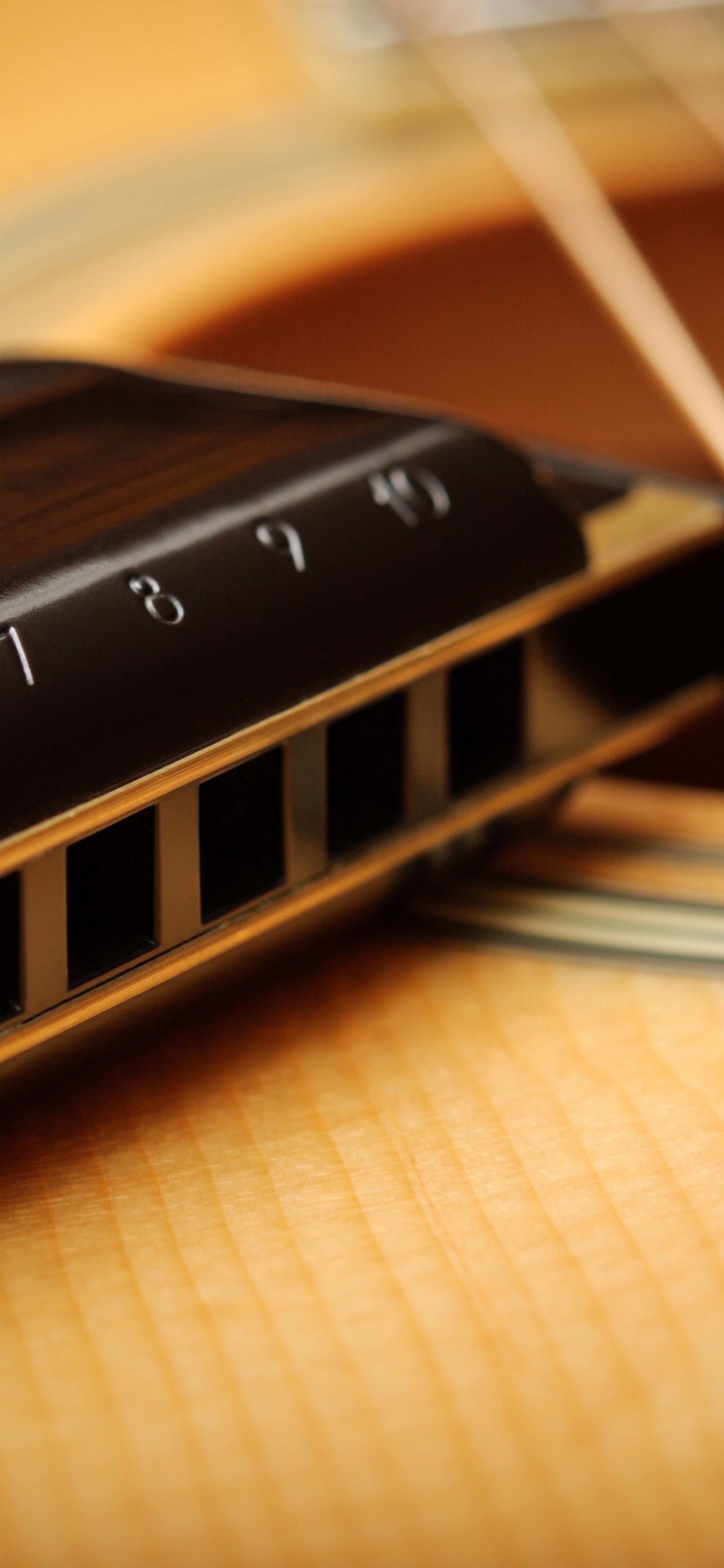 Harmonica, Guitar, Acoustic Guitar, String Instrument, Musical Instrument. Wallpaper in 1242x2688 Resolution