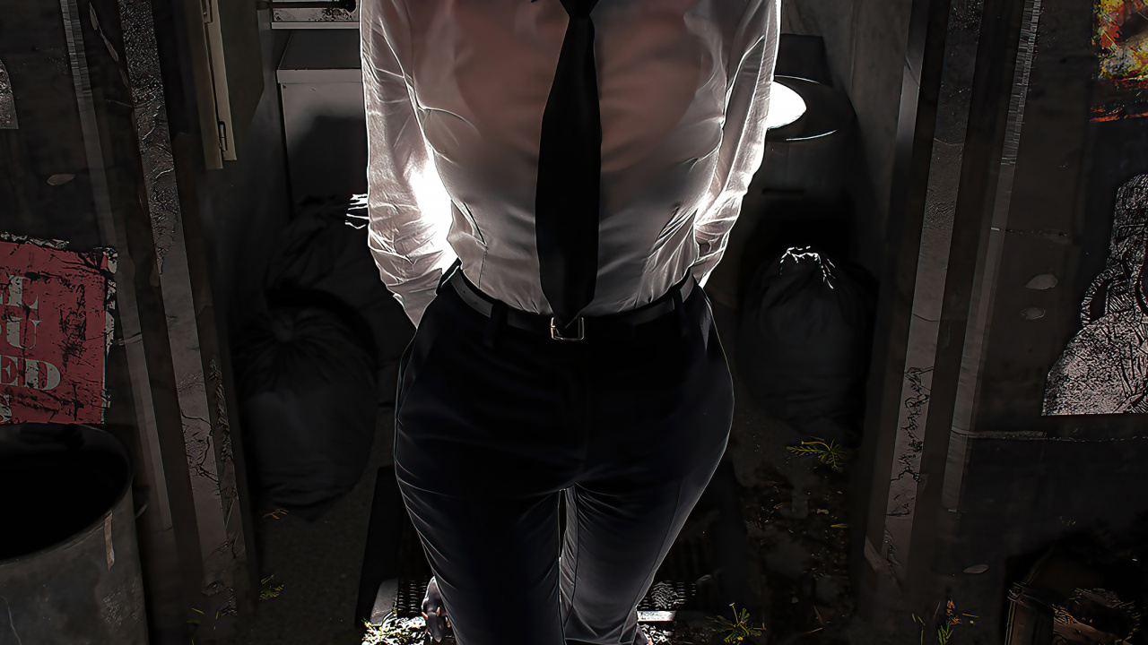 Xenon-Cosplay-Makima, Cosplay, Gesicht, Lippe, Bein. Wallpaper in 1280x720 Resolution