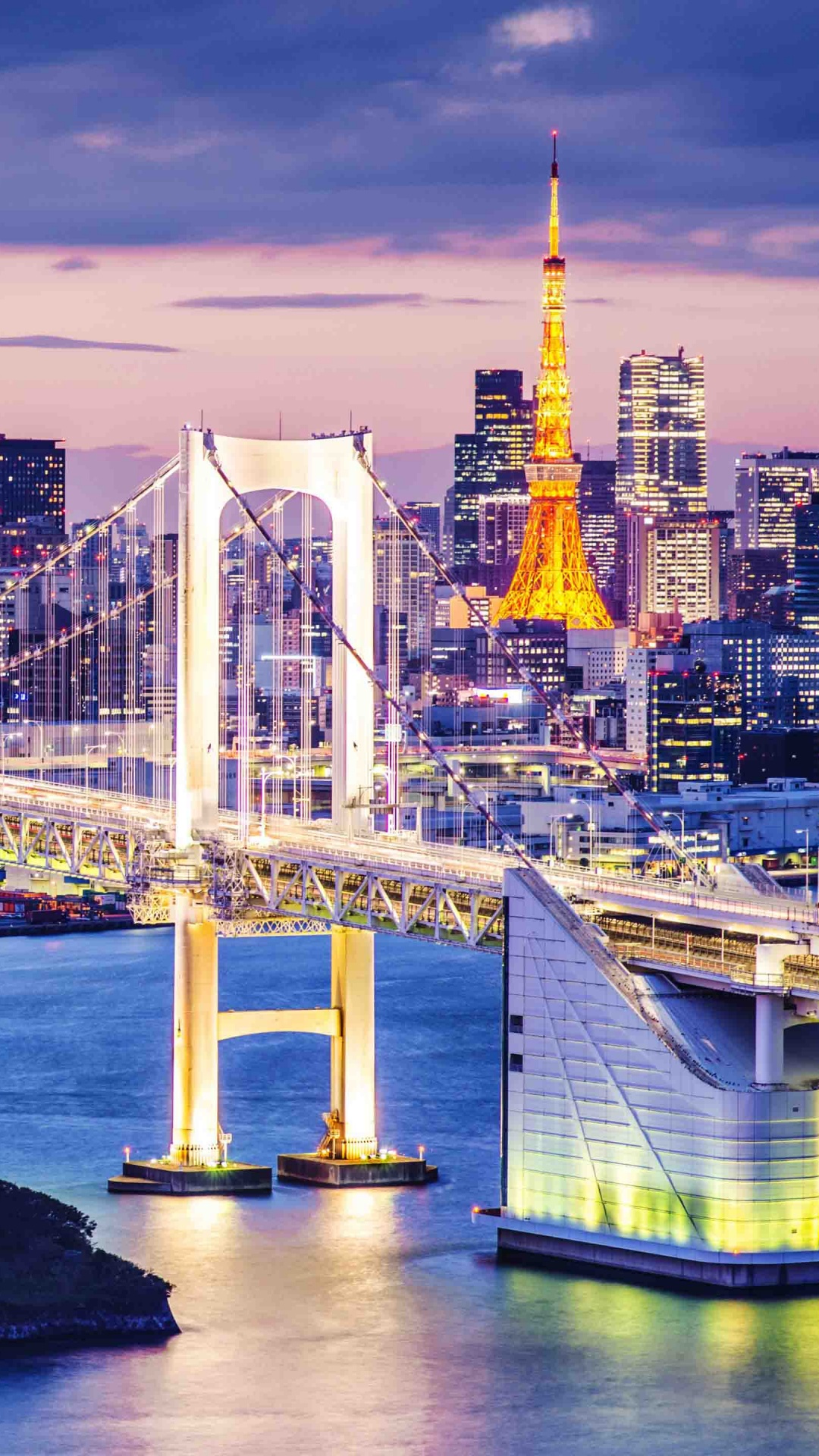 城市景观, 城市, 天际线, 里程碑, 反射 壁纸 1080x1920 允许