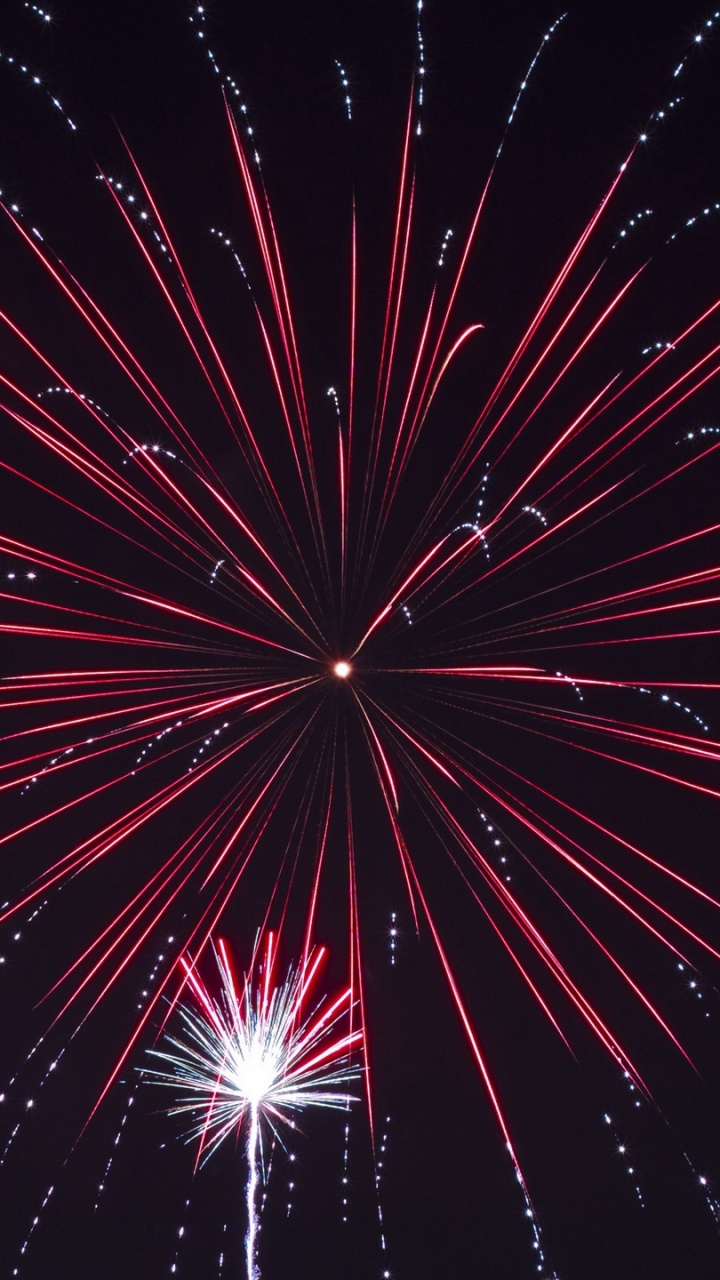 Fireworks, Darkness, Diwali, Event, New Years Eve. Wallpaper in 720x1280 Resolution