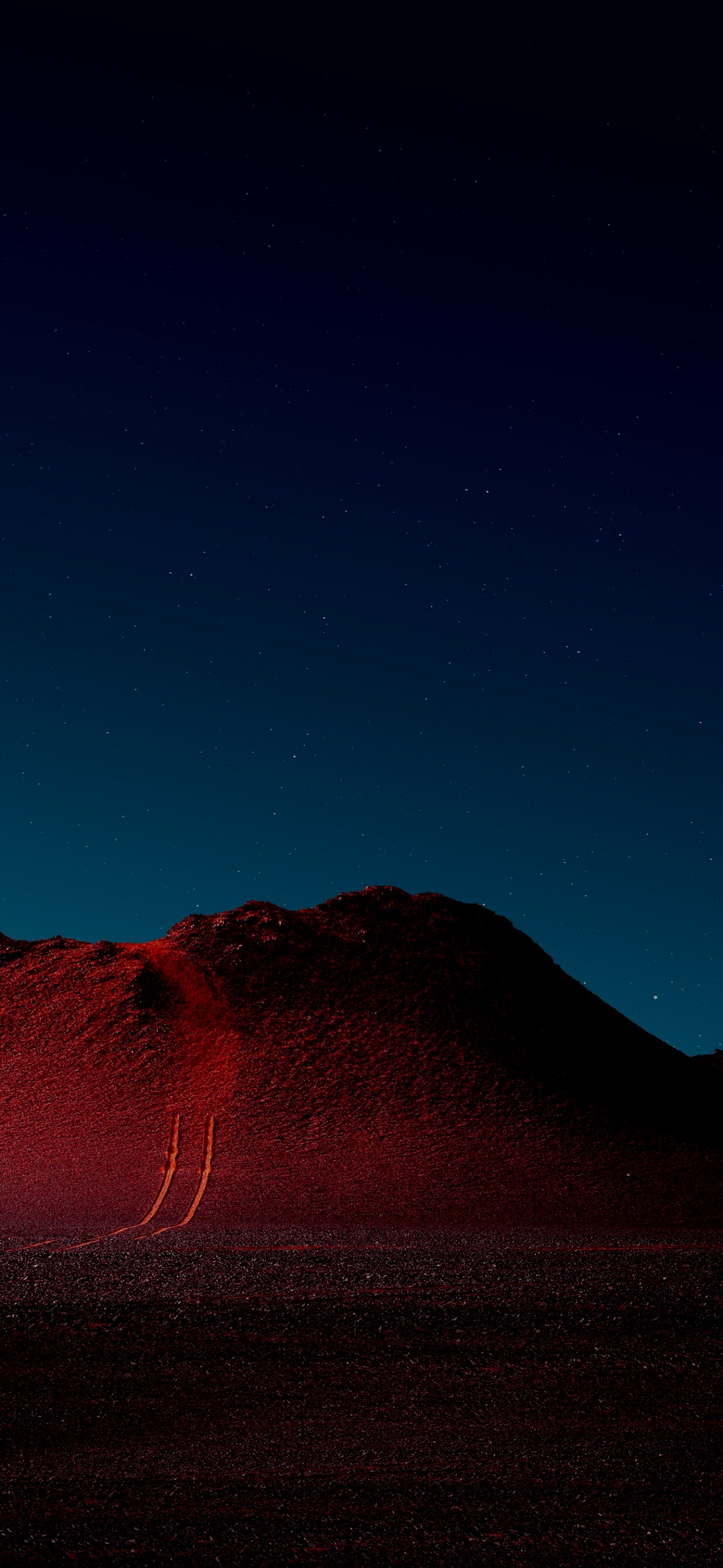 Shield Volcano, Mountain, Slope, Horizon, Mountainous Landforms. Wallpaper in 1125x2436 Resolution