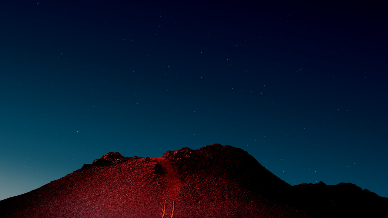 Shield Volcano, Mountain, Slope, Horizon, Mountainous Landforms. Wallpaper in 1280x720 Resolution