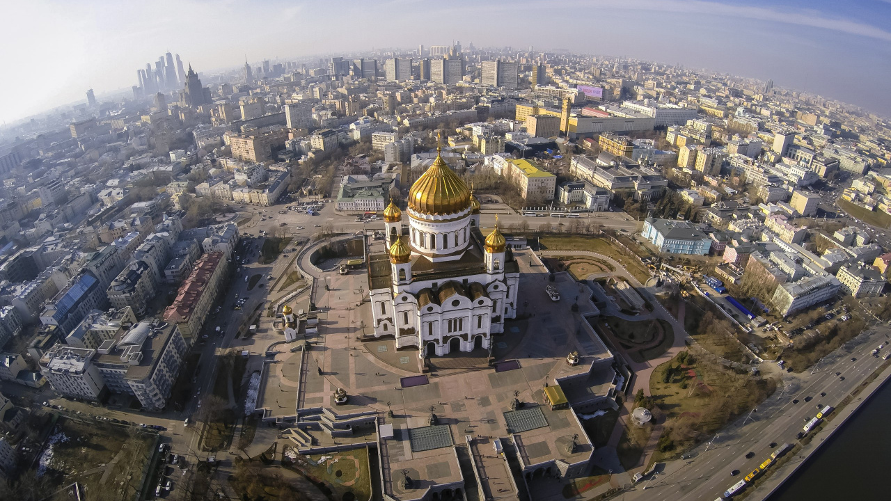 Aerial View of City During Daytime. Wallpaper in 1280x720 Resolution