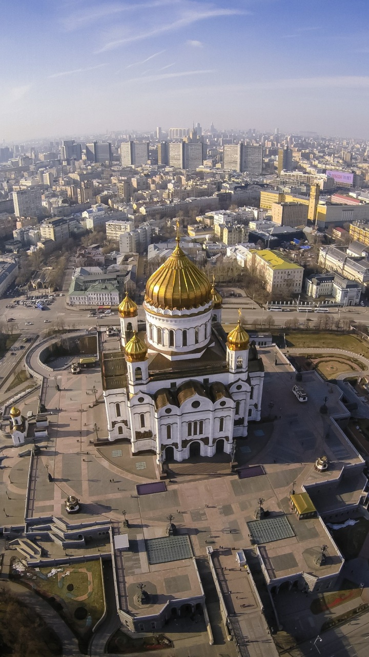 Aerial View of City During Daytime. Wallpaper in 720x1280 Resolution