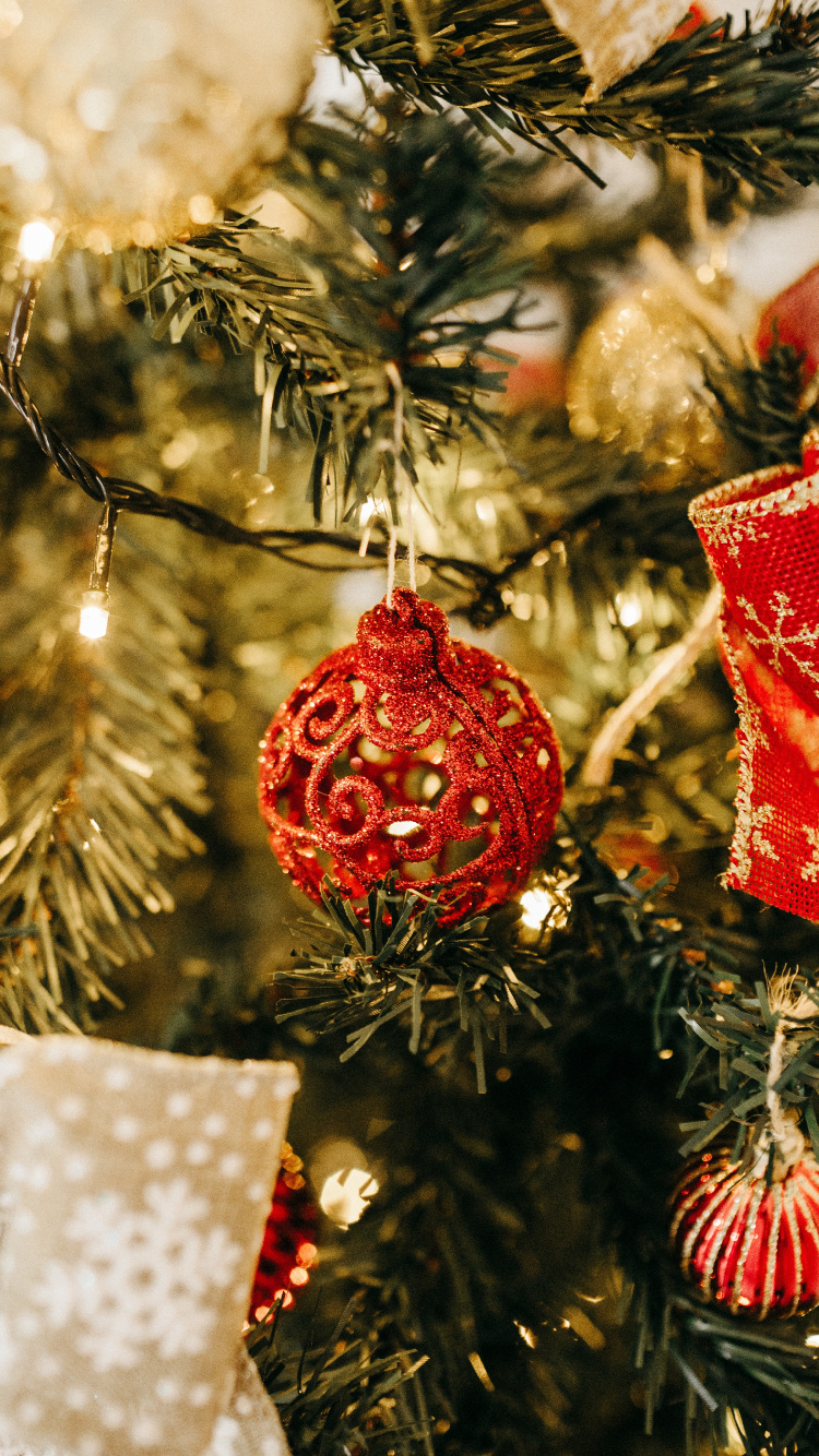 Ornament, Christmas, Christmas Day, Christmas Lights, Christmas Eve. Wallpaper in 750x1334 Resolution