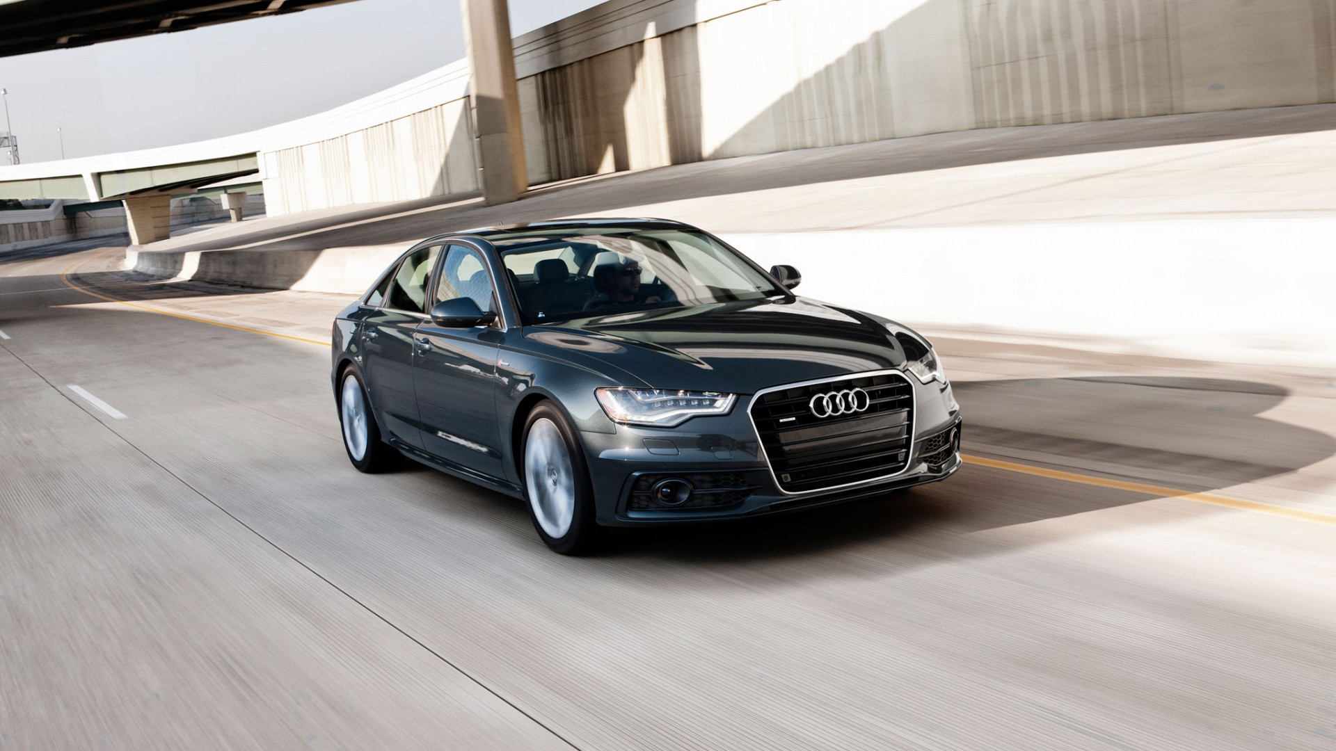 Black Mercedes Benz Coupe on Road. Wallpaper in 1920x1080 Resolution