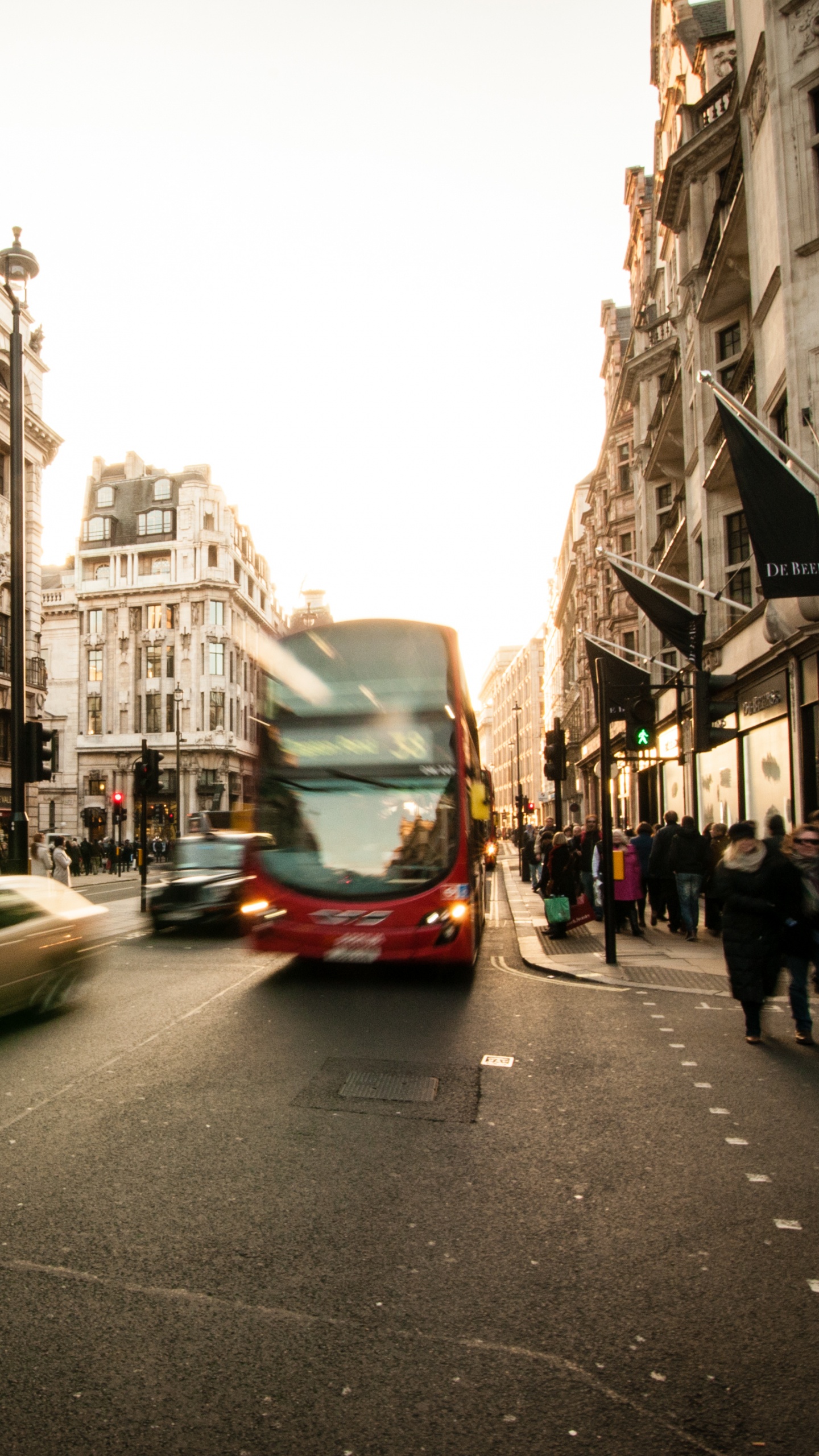 巴士, 街, 城市, 市中心, 车道 壁纸 1440x2560 允许