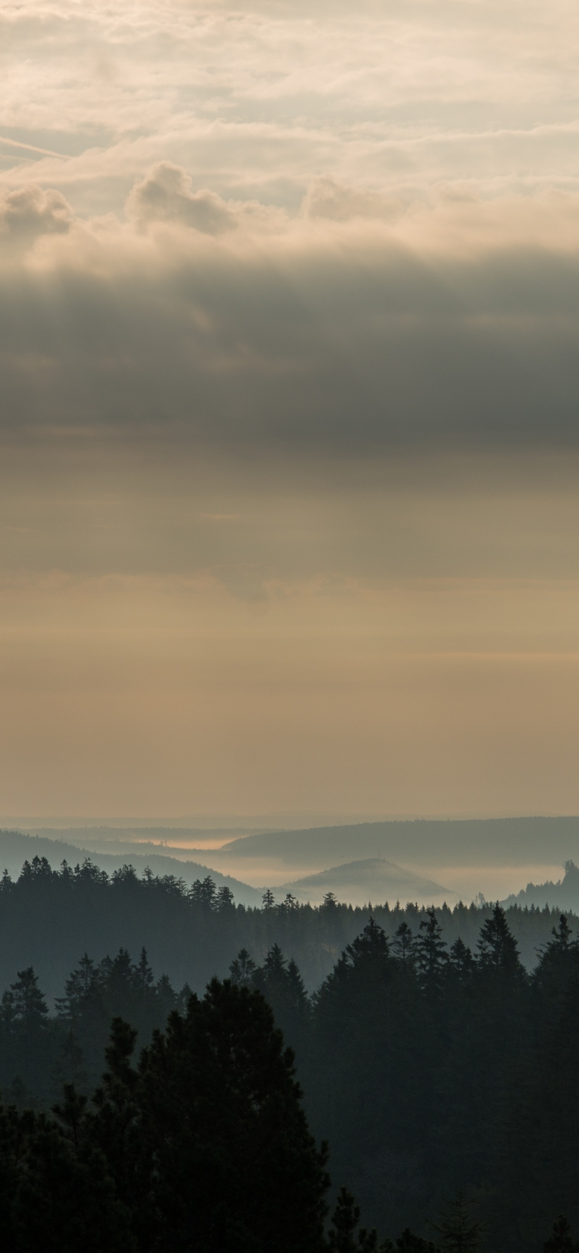 Morning, Cloud, Nature, Mountain, Mountainous Landforms. Wallpaper in 1125x2436 Resolution