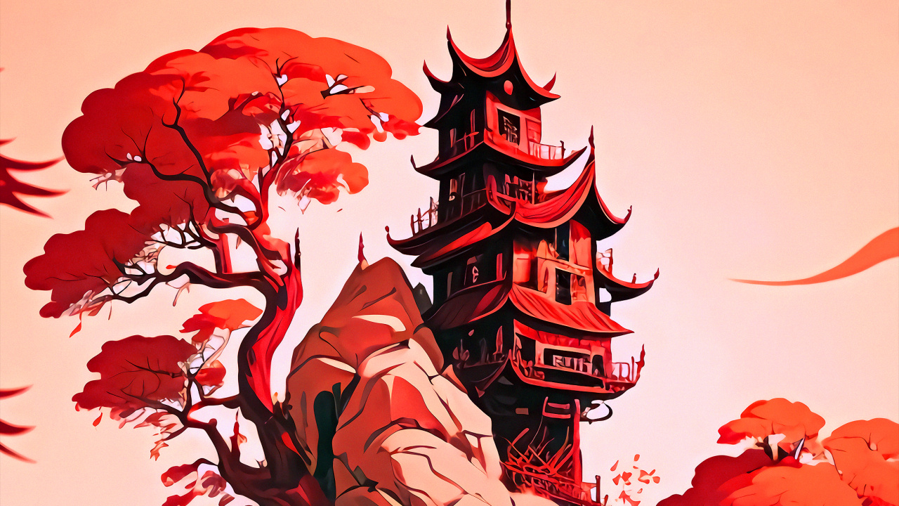 海报, 木本植物, 艺术, 和阴影的色彩 壁纸 1280x720 允许